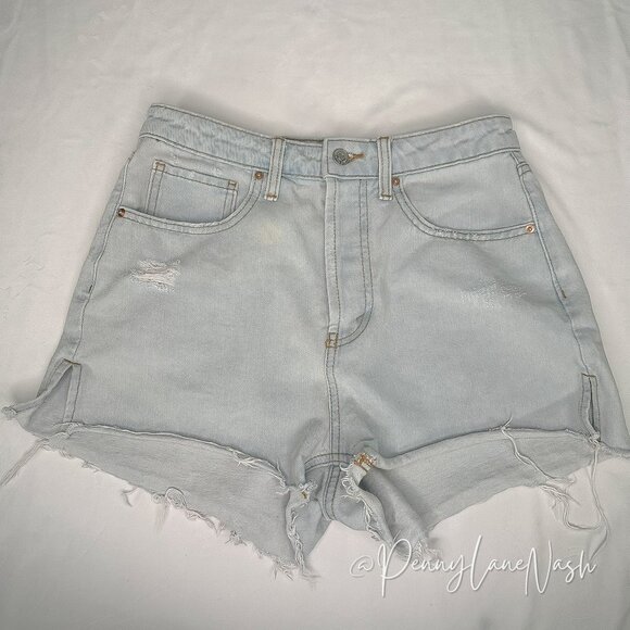 Wild Fable Super High-Rise Cut Off Shorts Size 4 - Picture 2 of 15